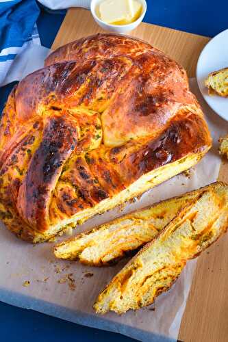 Savory Carrot Swirl Bread - Celebrating Flavors