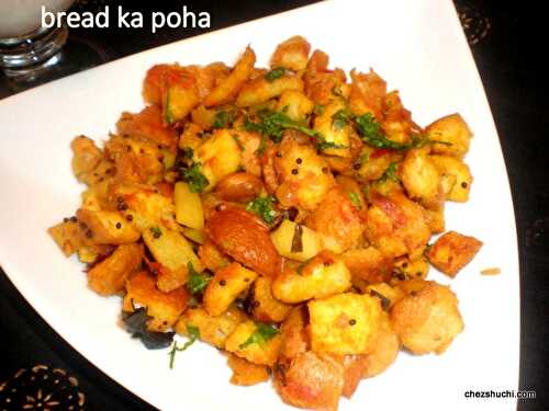 Bread Ka Poha | Low calorie Breakfast dish