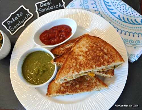Desi Potato Sandwich