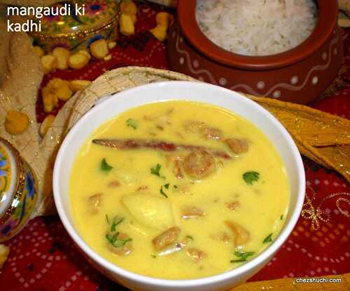 Mangaudi ki Kadhi recipe in hindi-मंगौड़ी की कढ़ी
