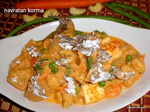 Navratan Korma | Restaruant Style Navratan Korma curry recipe