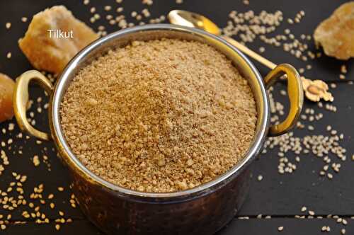 Tilkut | Tilkuta | Ground Sesame Dessert