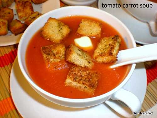 Tomato and Carrot Soup | Healthy soup | winter special soup