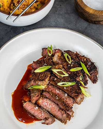 Korean Grilled Ribeye Steak