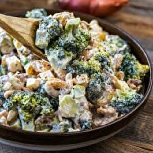 Grilled Broccoli Crunch Salad