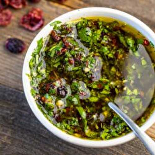 Cranberry Chimichurri