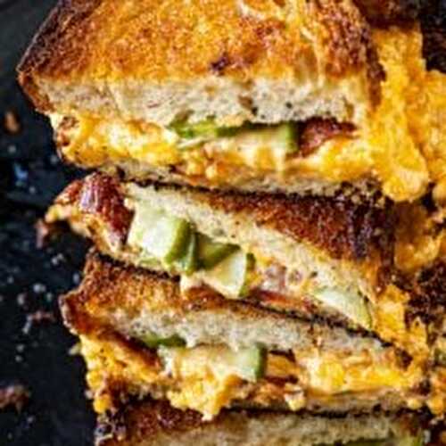 Pimento Grilled Cheese with Bacon