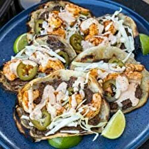 Surf and Turf Smashburger Tacos