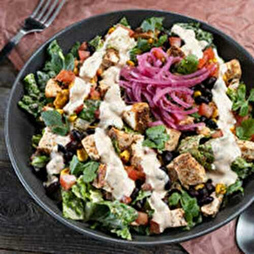 Tangy BBQ Ranch Chicken SAlad