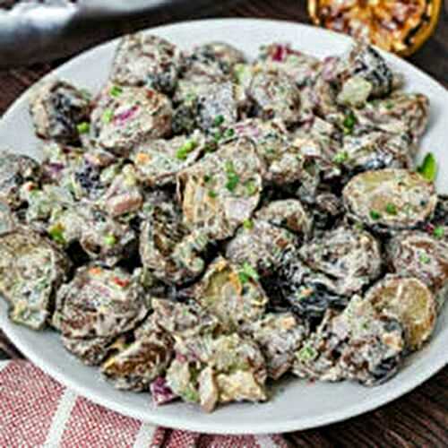 Grilled Potato Salad with Charred Lemon