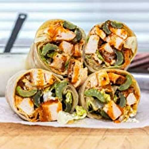Grilled Buffalo Chicken Wrap