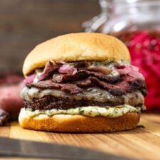 Picanha Burger with Chimichurri Mayo