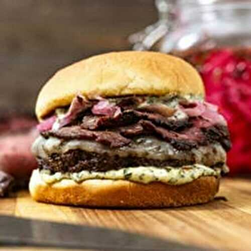 Picanha Burger with Chimichurri Mayo