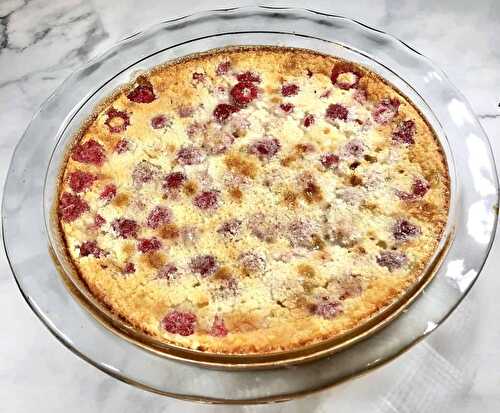 Raspberry Custard Kuchen