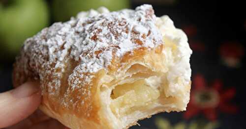 Apple turnover recipe (with or without fresh cream)! YUM!