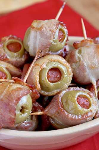 Bacon Wrapped Olives - Perfect Party Food