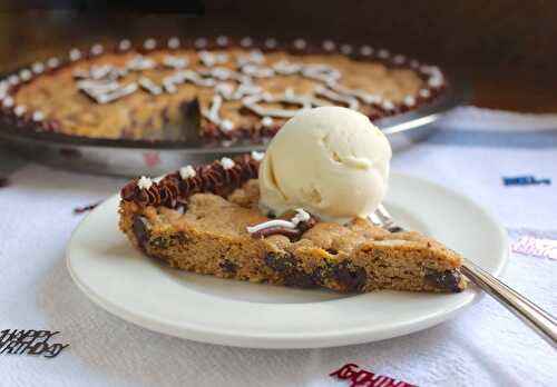 Chocolate Chip Cookie Cake (When you're tired of CAKE!)