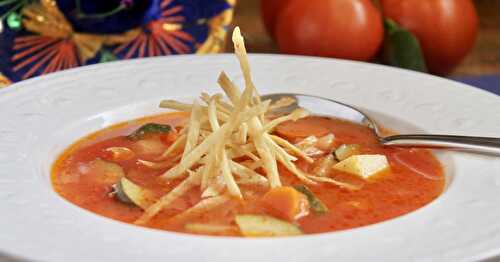 Christina’s Quick and Easy Tortilla Soup