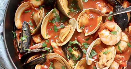 Cioppino - American-Italian Style Seafood Stew