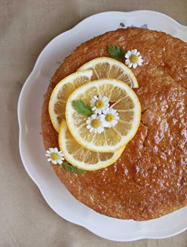 Gluten free whole lemon cake.