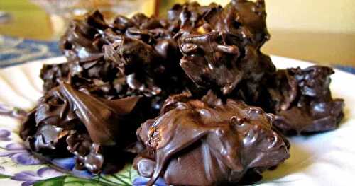 Homemade “Crunchie Rocks" Chocolates