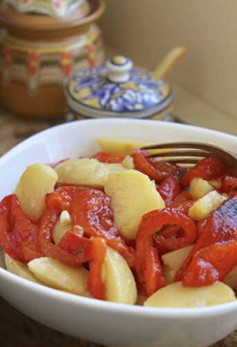 Italian Style Potato and Roasted Red Pepper Salad