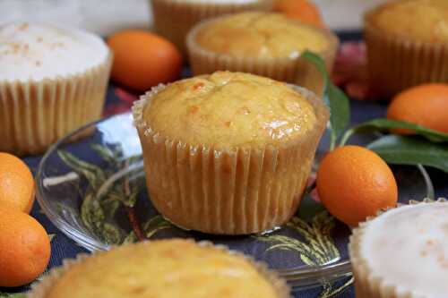 Kumquat Cupcakes with Orange Glaze or Icing