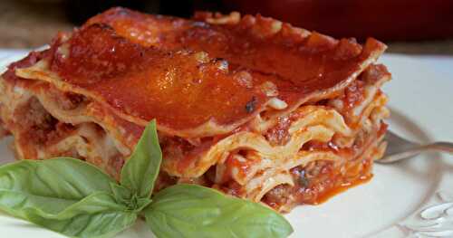 Lasagna (Traditional Italian Recipe) with Easy Step by Step Directions