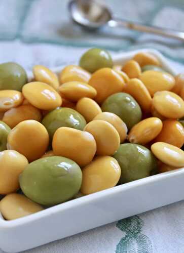 Lupini Beans and Olives (How to Cook & Eat Lupini)