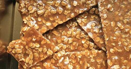 Oat Brittle: Great Idea for an Edible Gift, or in Sticky Toffee Porridge and Other Desserts