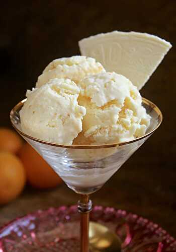 Orange Ice Cream (Quick and Easy Blender Recipe!)