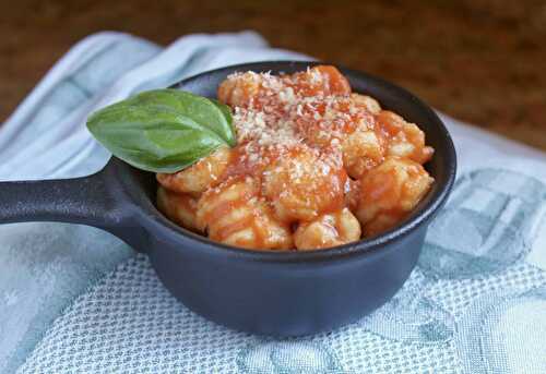Potato gnocchi, authentic Italian recipe.
