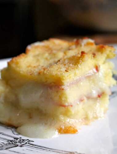 Potato, Ham and Mozzarella Bake: Gattò di Patate (Vegetarian Version too)