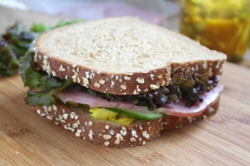 The Edwardian Kitchen Ham, Piccalilli and Cucumber Sandwich