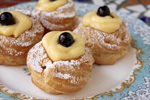 Zeppole di San Giuseppe (St. Joseph's Day Traditional Italian Pastries)