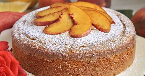 Peach Cake (Easy Recipe – No Peeling Necessary)
