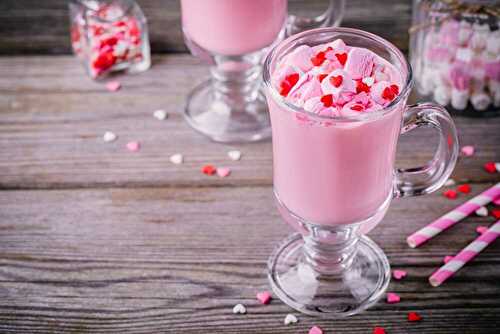 Chamallows and Rose Smoothie