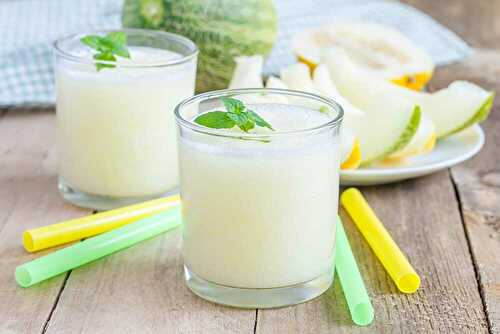 Coconut melon smoothie