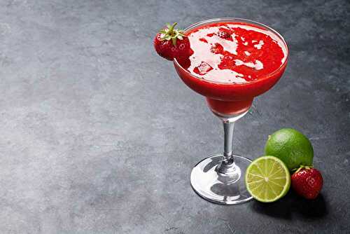 Daiquiri with Strawberry Soup