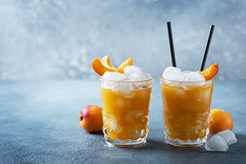 Peach and apricot juice
