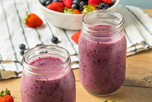 Red Fruit and Coconut Smoothie