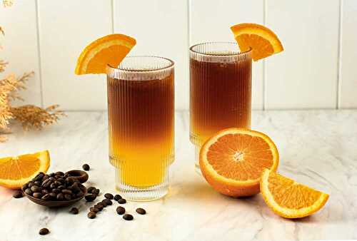 Orange juice and coffee