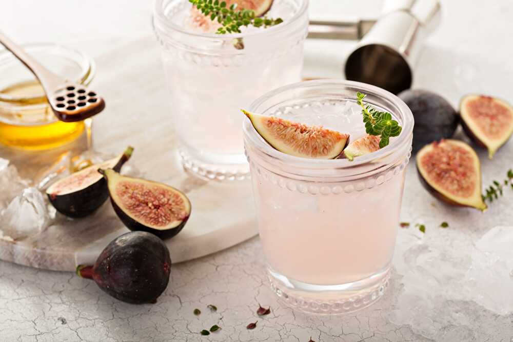 Fig, Honey and Thyme Cocktail