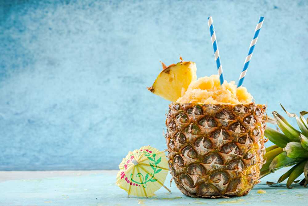 Pineapple-Vodka Granita