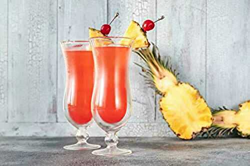 Refreshing Non-Alcoholic Pineapple, Lemon, Orange, and Grenadine Mix