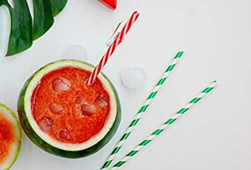 Tropical Punch in a Watermelon Bowl
