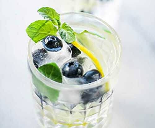 Blueberry and Mint Iced Tea