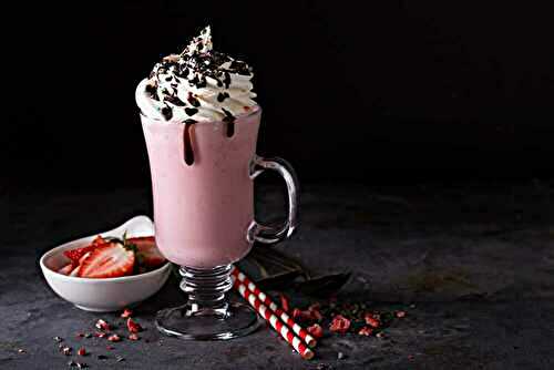 Milkshake Sensation: Strawberry and White Chocolate