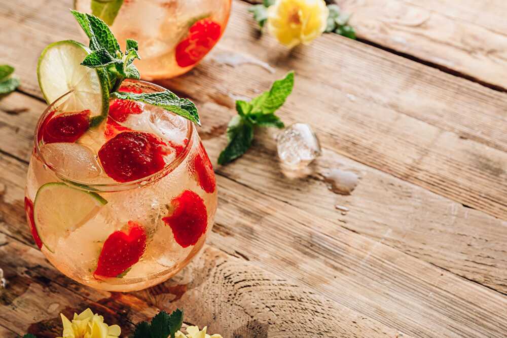 Strawberry-Lime Iced Tea Lemonade