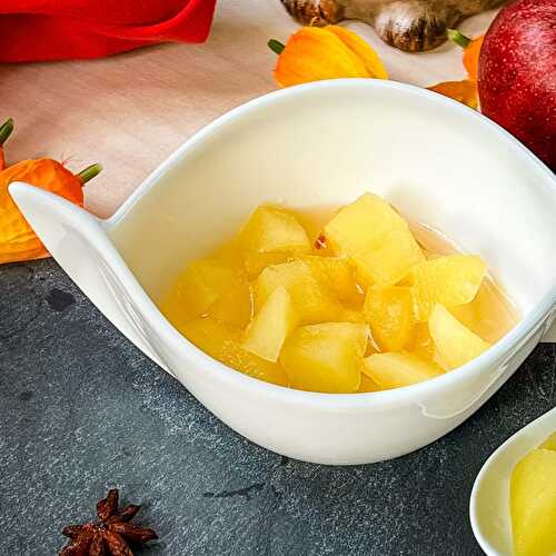 Homemade Apple Compote